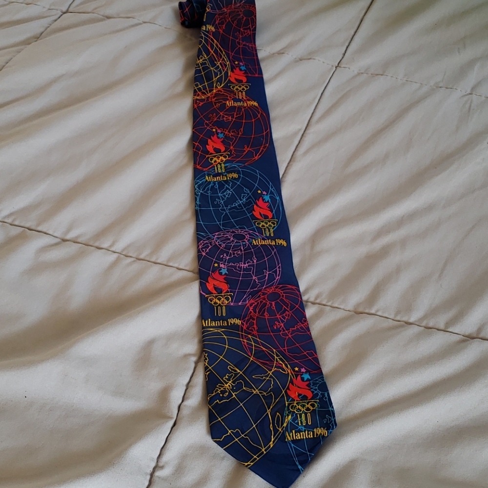 1996 USA Atlanta OLYMPICS Silk Tie